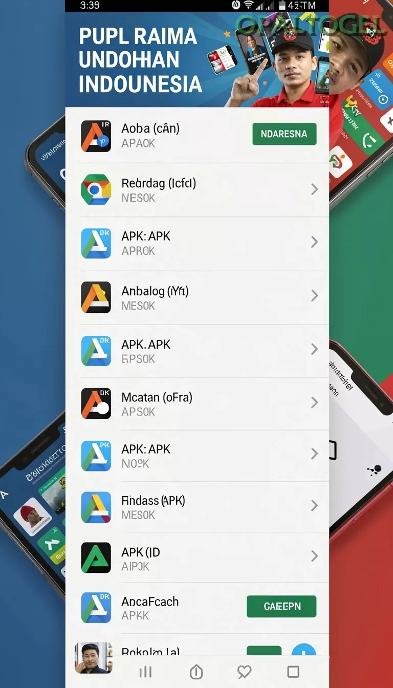 Galeri pratinjau visual opaltogel build APK resmi terbaru